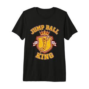 Jump Ball King  Jump Ball King Emblem Premium Tri-Blend T-Shirt
